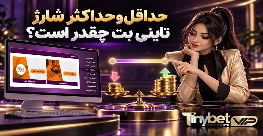 حداقل و حداکثر شارژ تاینی بت چقدر است؟